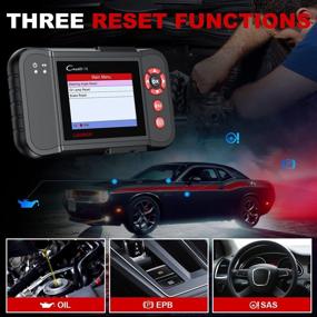 img 1 attached to 🚀 Enhanced Version LAUNCH Creader VIII OBD2 Scanner: Integrated ENG&ABS&SRS Car Diagnostic Tool with EPB, SAS & Oil Reset; Lifetime Free Update for All OBDII Protocol Vehicles Since 1996