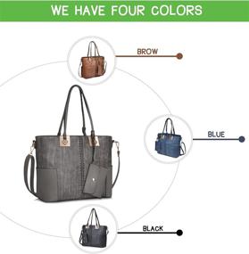 img 3 attached to 👜 Стильные женские сумки из иск. кожи: коллекция модных сумок, сумок через плечо, сатчелей и кошельков