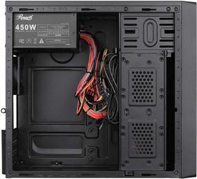 img 1 attached to 💻 Корпус ПК Rosewill SRM-01B-450 Micro ATX Mini Tower с блоком питания на 450 Вт, предустановленным вентилятором 80 мм и USB 3.0.