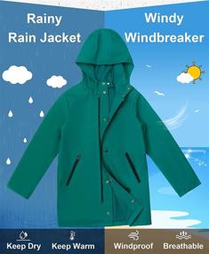 img 1 attached to Maoo Garden Lightweight Waterproof Windbreaker Boys' Clothing and Jackets & Coats