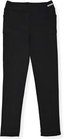 img 2 attached to 👖 Hind Fashion Leggings: Stylish Black Charcoal Black Athletic Girls' Clothing