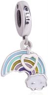 rainbow sterling birfhday pandora bracelet logo