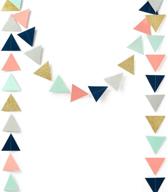 garland decorations triangle bunting birthday logo