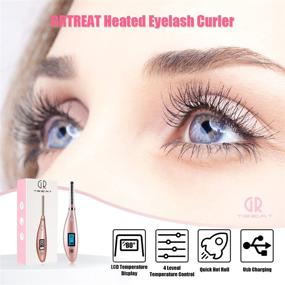 img 3 attached to Heated Eyelash Curler Rechargeable Eyelashes