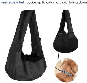 img 1 attached to 🐾 SUMBLIME Pet Sling Carrier: Hands-Free Bag for Dogs & Cats up to 20 Pounds - Ideal for Daily Walks, Outdoor Activities, and Weekend Adventures