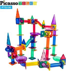 img 2 attached to 🧩 Enhance Development with PicassoTiles 150-Piece Educational Construction Set