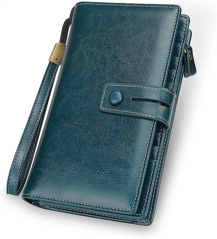 ft blocking checkbook organizer wristlet 로고