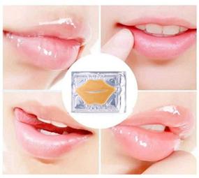 img 3 attached to 💋 30-Piece 24K Gold Crystal Lip Masks - Hydrating Lip Plumper, Collagen Nourishing, Care Gel Pads for Removing Dead Skin, Anti-Chapped & Anti-Aging Lip Patches