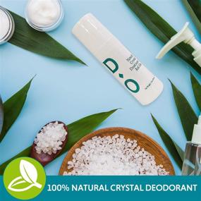 img 2 attached to D-O 100% Natural Crystal Roll-on Deodorant (6 Pack) - Aluminum Chlorohydrate & Chemical-Free, 3 Floz