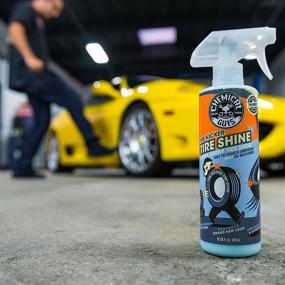 img 3 attached to 🚗 Chemical Guys TVD11316 Tire Kicker Sprayable Tire Shine - Extra Gloss for Rubber, Vinyl, &amp; Plastic Surfaces, 16 oz.