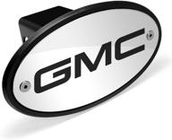 chrome metal plate hitch cover logo