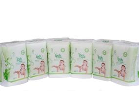 img 3 attached to 👶 Organic Baby Care Diapering Pads - Extra Large 100% Cotton Squares (360 Count)