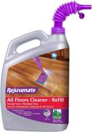 🧽 128oz rejuvenate high performance all-floors and hardwood no bucket needed floor cleaner with spout: powerful ph balanced shine, shine booster technology, low voc - best in class products logo