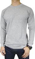 👕 stay warm in style with knocker men's mid-weight thermal long-sleeve top shirt heather grey логотип