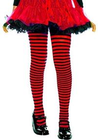img 1 attached to 🎶 Vibrant MUSIC Children Stripe Tights X Large - Premium Girls' Clothing in Socks & Tights