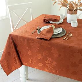 img 2 attached to 🌾 Benson Mills Harvest Tablecloth Rectangular: Vibrant and Versatile Tabletop Essential