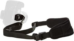 img 4 attached to 📷 Подушечный плечевой привод для камеры Amazon Basics черного цвета - Компактный размер: 13,5 x 3,2 x 0,5 дюйма