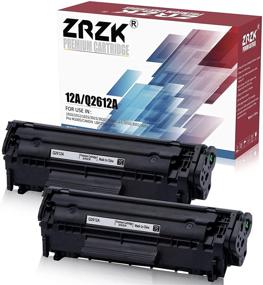 img 4 attached to 🖨️ ZRZK Compatible Toner Cartridges for HP 12A Q2612A, Used with HP LaserJet 1020 1012 1022 1010 1018 1022n 3015 3030 3050 3052 3055 M1319F and Canon LBP2900 3000 Printers (Black), Pack of 2