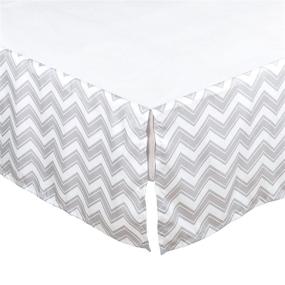img 2 attached to 🐘 Grey Neutral Baby Crib Bedding Set by Belle - Elephant Walk Jungle Geometric Chevron 4-Piece Set