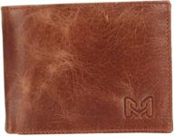 original billfold montosu: genuine leather cowhide logo