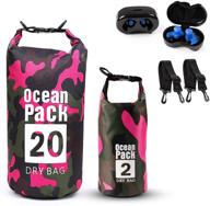 🌊 diloco waterproof bag set - 2l+20l dry bag with ear plugs for camping, swimming, boating, kayaking - ideal for outdoor activities логотип
