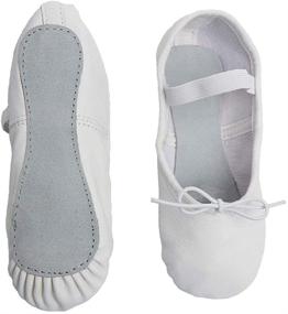 img 3 attached to 🩰 Premium Leather Ballet Shoes for Women - Dance Basix