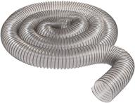 🌪️ peachtree woodworking pw367: premium 2 1/2&quot; x 10&#39; clear pvc dust collection hose - ultimate solution for effective dust extraction! logo