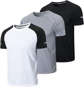 img 4 attached to Cimic Short Sleeve T Shirts Athletic 520 Black Sports & Fitness