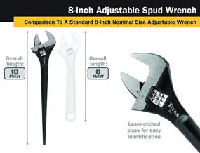 img 2 attached to 🔧 Titan 209: The Ultimate 8-Inch Adjustable Construction Spud Wrench