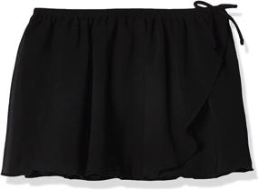 img 4 attached to 🩰 Stylish and Versatile Jacques Moret Girls' Dance Basic Wrap Skirt