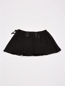 img 1 attached to 🩰 Stylish and Versatile Jacques Moret Girls' Dance Basic Wrap Skirt