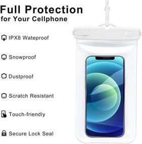 img 3 attached to AINOYA Universal Waterproof Compatible Oneplus Cell Phones & Accessories