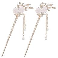 rhinestone chinese chopsticks vintage accessories logo