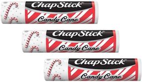 img 2 attached to 🎄 ChapStick Candy Cane Pack of 3 - Enhanced NEW DESIGN: Moisturizing Lip Balm for Festive Lips!