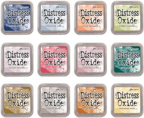 img 1 attached to 🎨 Discover the Vibrant Shades of Ranger Tim Holtz Distress Oxide Ink Fall 2018 (Release 5) - 12 Ink Pad Bundle