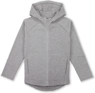 👧 jiahong unisex kids novelty hooded sweatshirt: stylish zip up hoodie for boys and girls (ages 3-12) logo