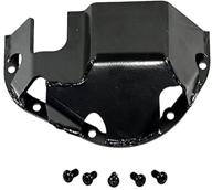 🔧 enhanced off-road protection: rugged ridge 16597.44 skid plate for dana 44 differential - black logo