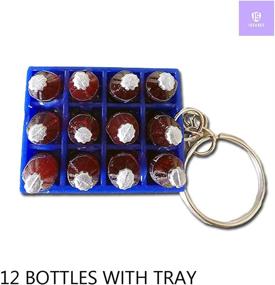 img 2 attached to Bottle Bucket Keychain Keyring Dollhouse Accessory Men's Accessories