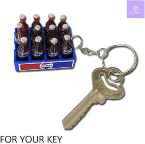 img 1 attached to Bottle Bucket Keychain Keyring Dollhouse Accessory Men's Accessories