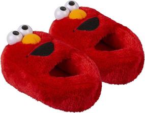 img 3 attached to 👞 Sesame Street Puppet Slipper Toddler Boys' Shoes: Fun and Comfy Indoor Slippers