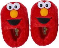 👞 sesame street puppet slipper toddler boys' shoes: fun and comfy indoor slippers logo