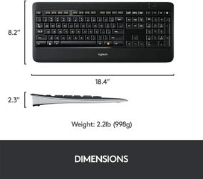 img 1 attached to Renewed Logitech K800 Wireless 💡 Illuminated Keyboard: Brighter, Better, and More Convenient
