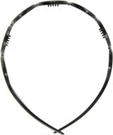 deep teeth black celluloid acetate caravan wave headband logo