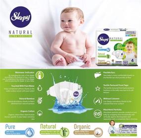 img 3 attached to Sleepy Natural Diapers Size Hypoallergenic