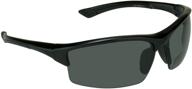 🕶 polarized bifocal reading sunglasses: stylish smoke brown lens tinted bi-focal reader for men and women - prosport logo