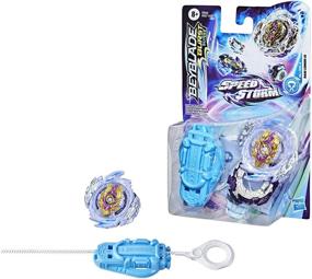 img 1 attached to Unleash the Power: BEYBLADE Speedstorm Luinor 🌀 Spinning Starter - Take the Battle to New Heights!