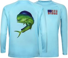 img 3 attached to HDE Performance Fishing Shirts Men Outdoor Recreation and Outdoor Clothing