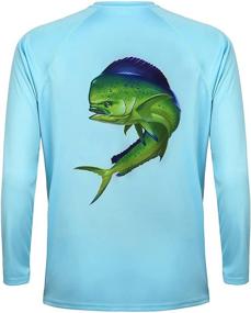 img 4 attached to HDE Performance Fishing Shirts Men Outdoor Recreation and Outdoor Clothing