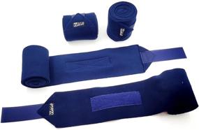 img 2 attached to 🐴 STORMER Soft Fleece Horse Polo Leg Wraps - Set of 4 Leg Bandages