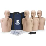 prestan professional adult medium skin cpr-aed training manikin 4-pack with cpr monitor: ultimate training solution by prestan products logo